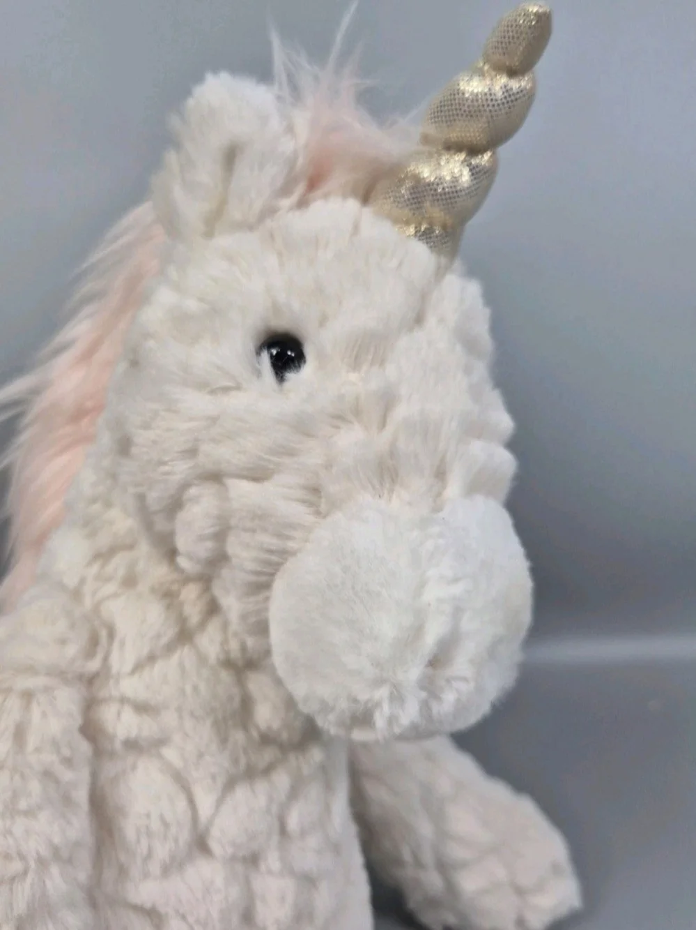 Mary Meyer Unicorn Plush Lovey Pink Cream  12